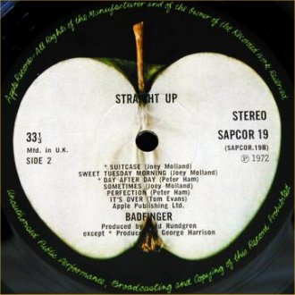 Straight Up - B-Side Label