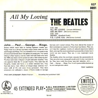 The Beatles All My Loving