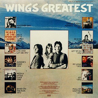 Wings Greatest - Rear Cover
