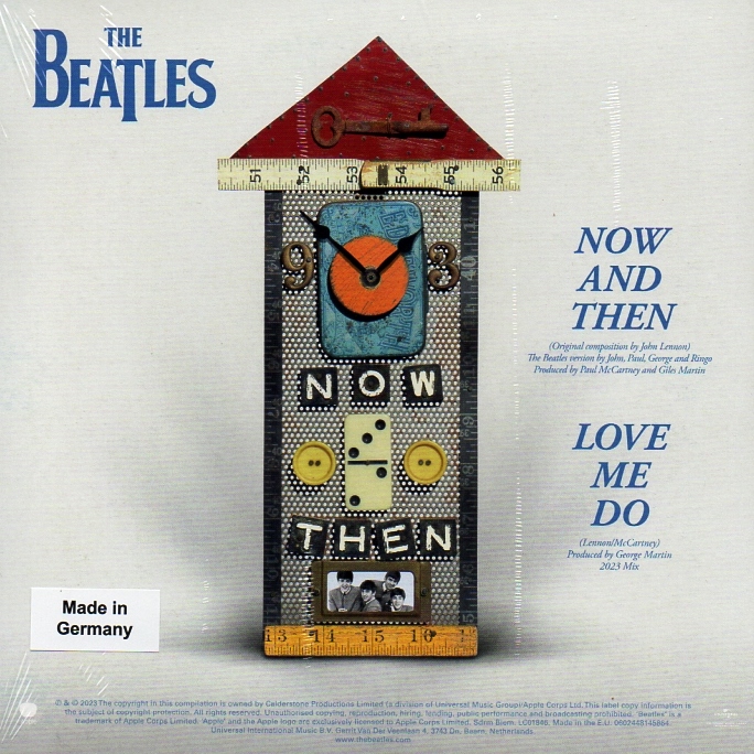 Now And Then - Rear Cover