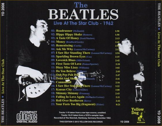 Live At The Star Club - CD back