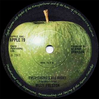 Everything's All Right - A-side Label