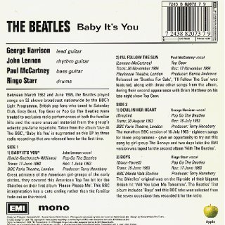 Baby It's You - Rear